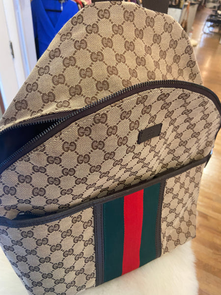 Gucci, Bags, Authentic Gucci Backpack